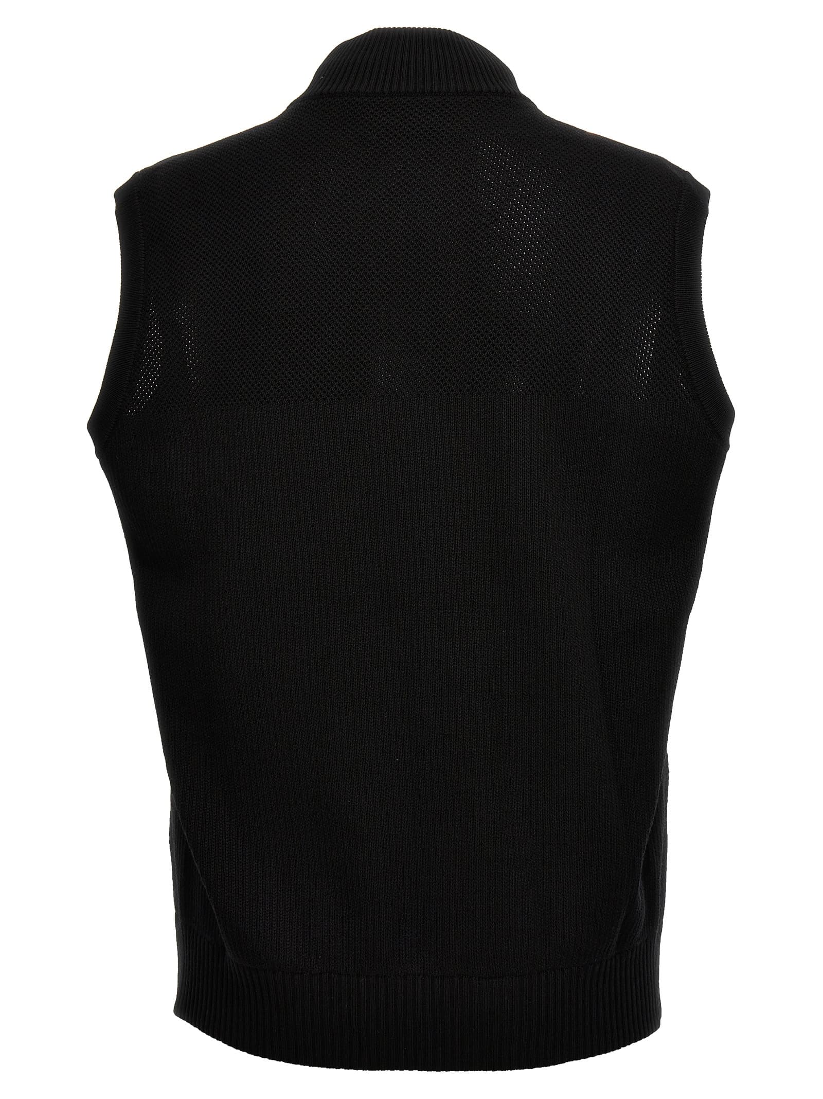 'HyBridge® Quilted KniKnit' vest - мініатюра 2