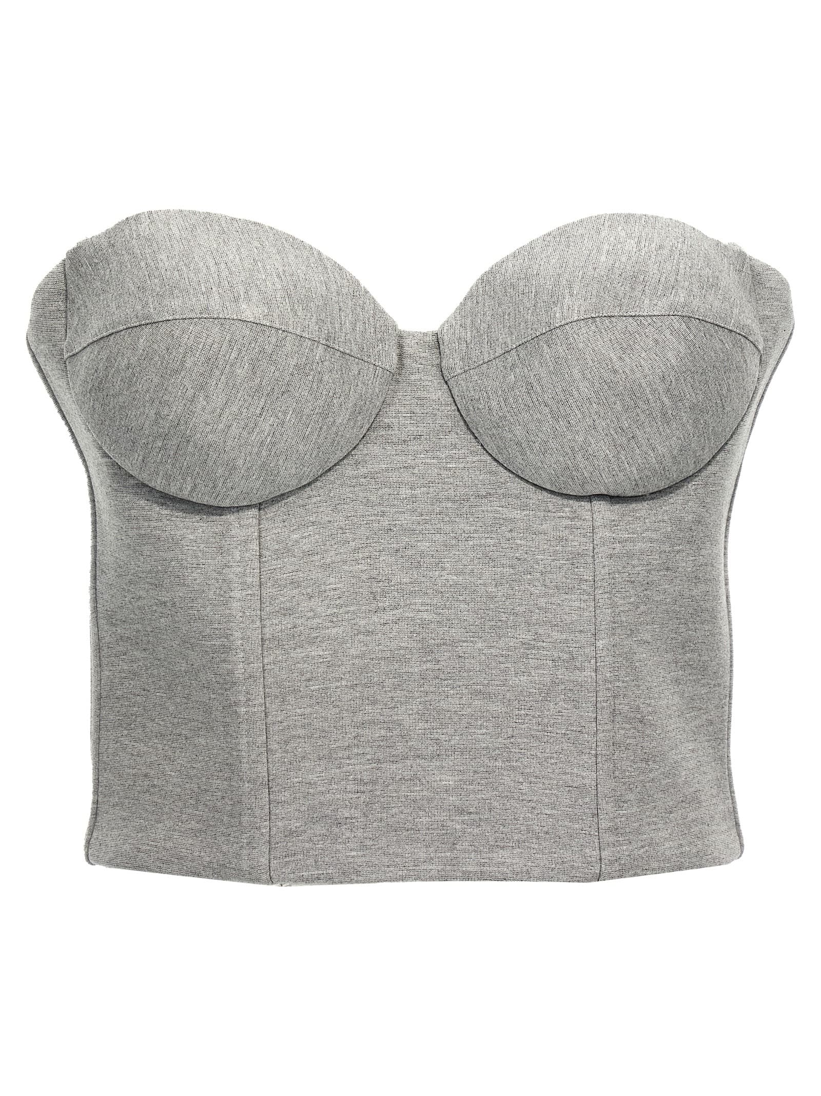 Top cropped bustier