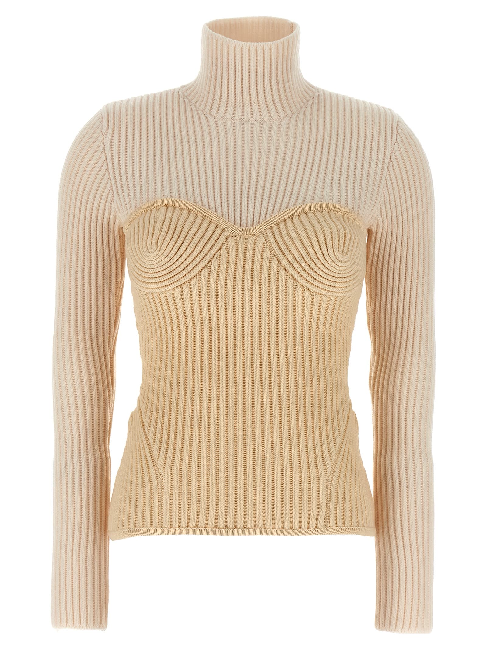 Corset sweater