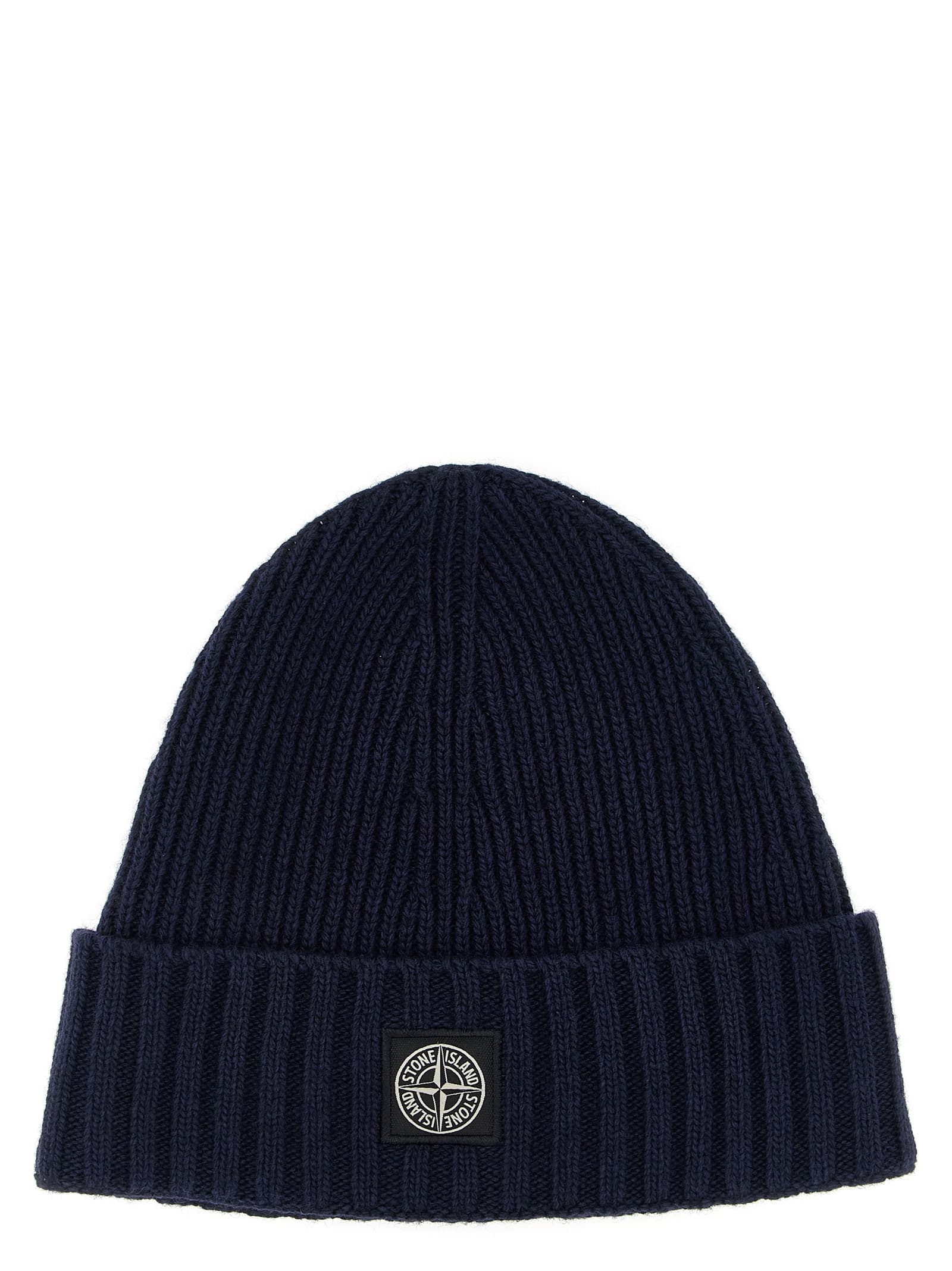 Logo patch beanie