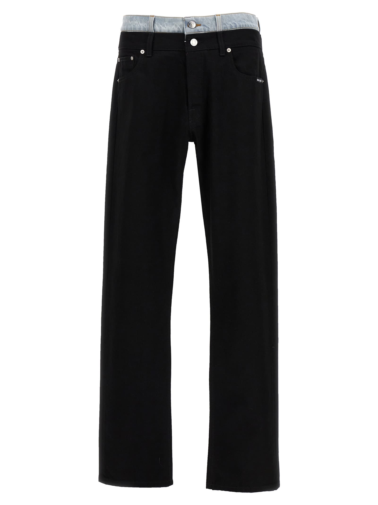 Джинси з подвійною талією