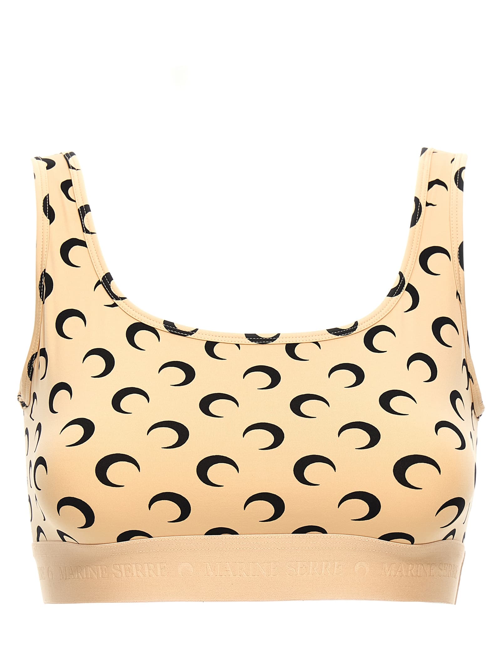 'Moon Printed Jersey' укорочений топ